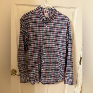 J Crew Brand New Men’s Long Sleeve Shirt-NWT Size Large Slim Fit Plaid